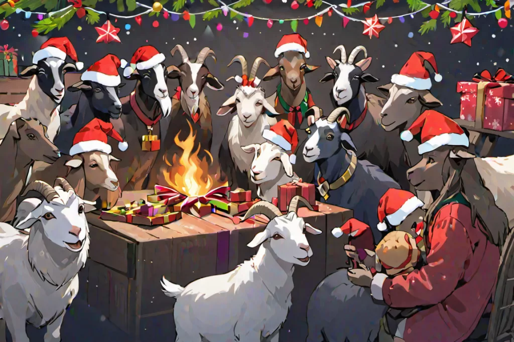 goat christmas